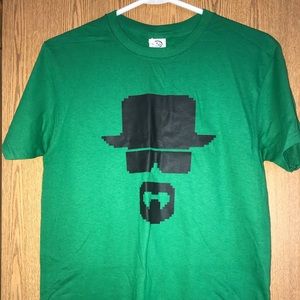 Breaking Bad Pixelated Heisenberg Shirt Size S